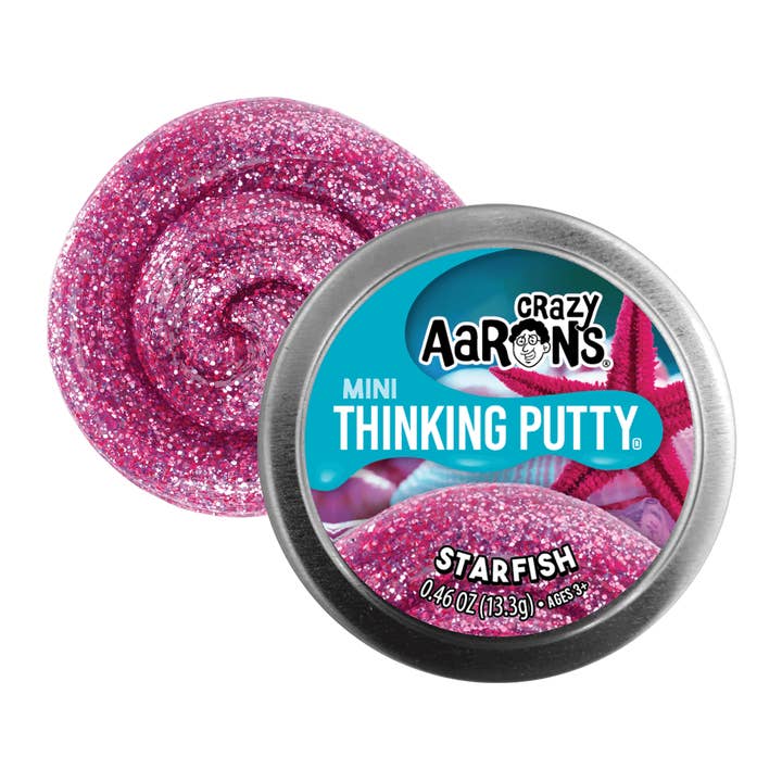 Crazy Aaron's - Wholesale Putty/Slime - Kids - Mini Starfish - 2" Thinking Putty Tin0