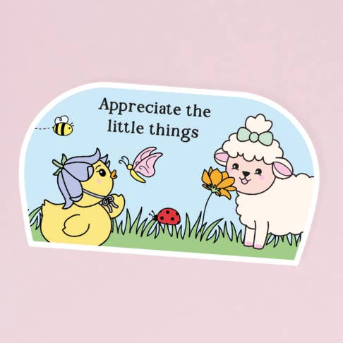 Appreciate the Little Things Sticker for wholesale by Sunshine Lane