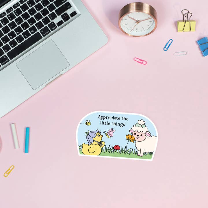 Appreciate the Little Things Sticker for wholesale by Sunshine Lane