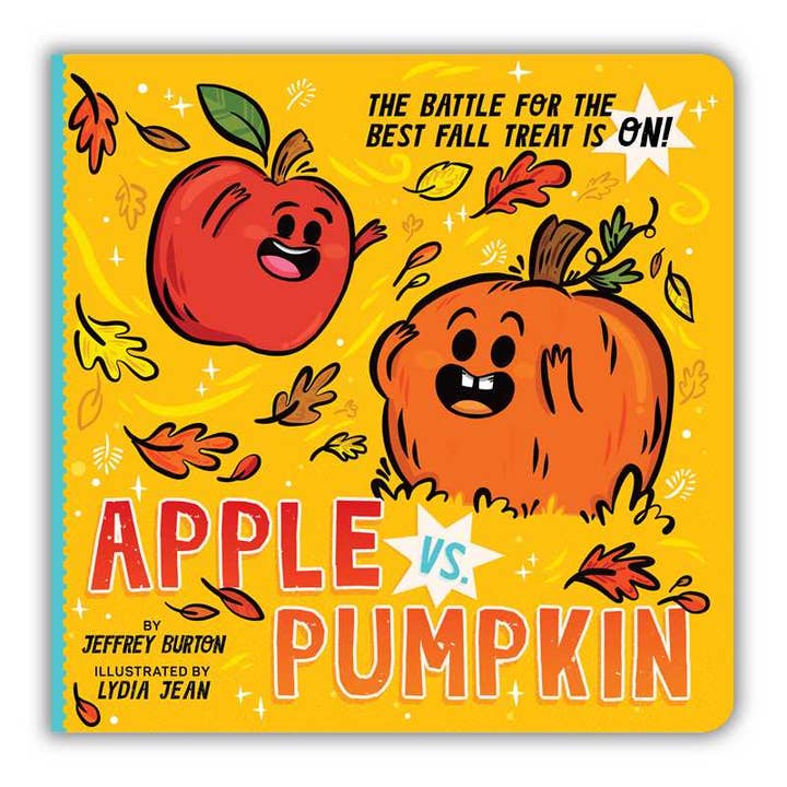 Apple vs. Pumpkin by Jeffrey Burton for wholesale by Simon & Schuster