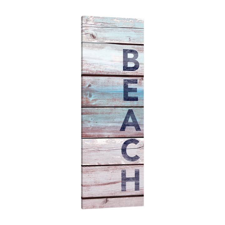 Beach Wood Gallery Wrapped Canvas for wholesale by Jaxson Rea
