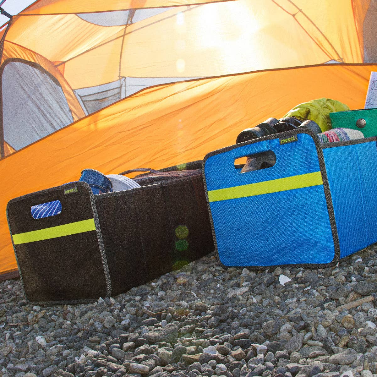 meori Inc – Engroshandel Opbevaringskurv – Opbevaring Bin & Trunk Organizer Ripstop 2-rum6