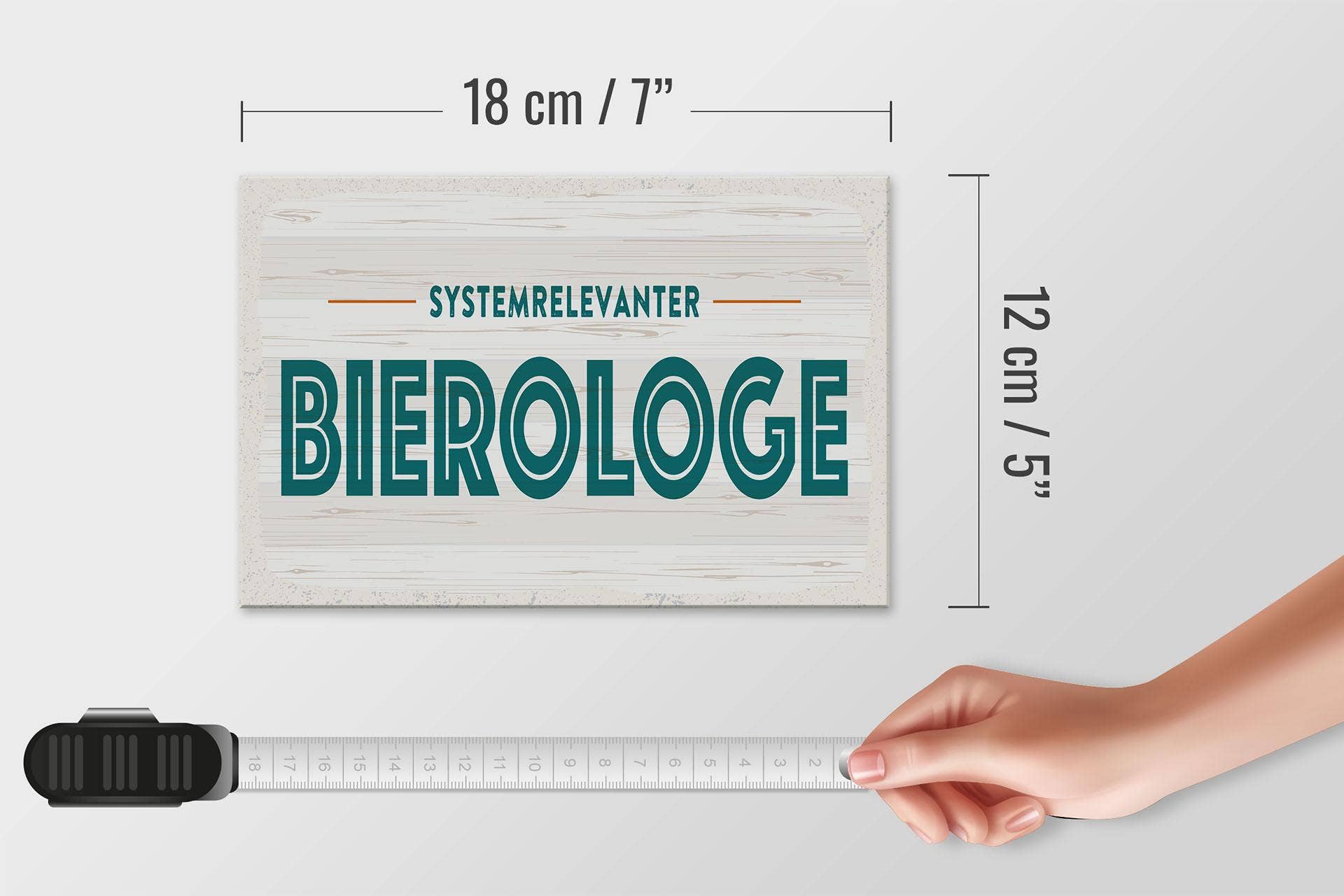 Femer - Wholesale Sign - Wooden sign alcohol 18x12 cm system-relevant Bierologist decorative sign4