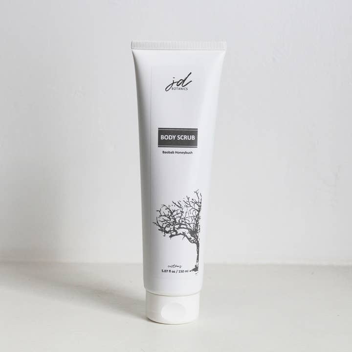 JDBotanics - Vente Gommage/exfoliant pour le corps - gommage corporel au baobab au charbon actif5