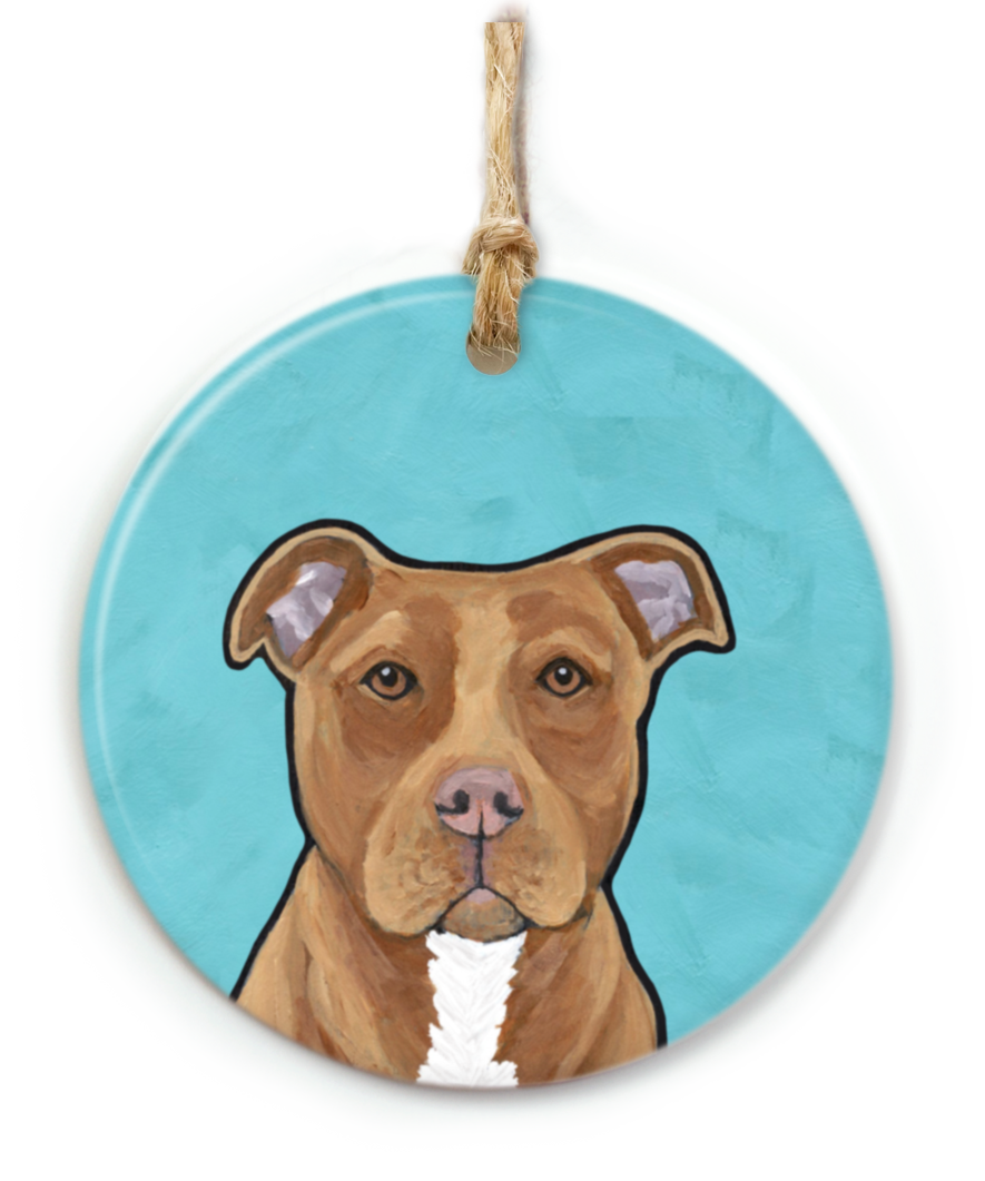 The Cheery Pet - Wholesale Ornament - Pit Bull Staffordshire Terrier Dog Ornament1