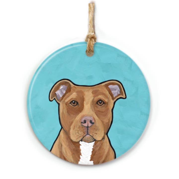 The Cheery Pet - Wholesale Ornament - Pit Bull Staffordshire Terrier Dog Ornament1