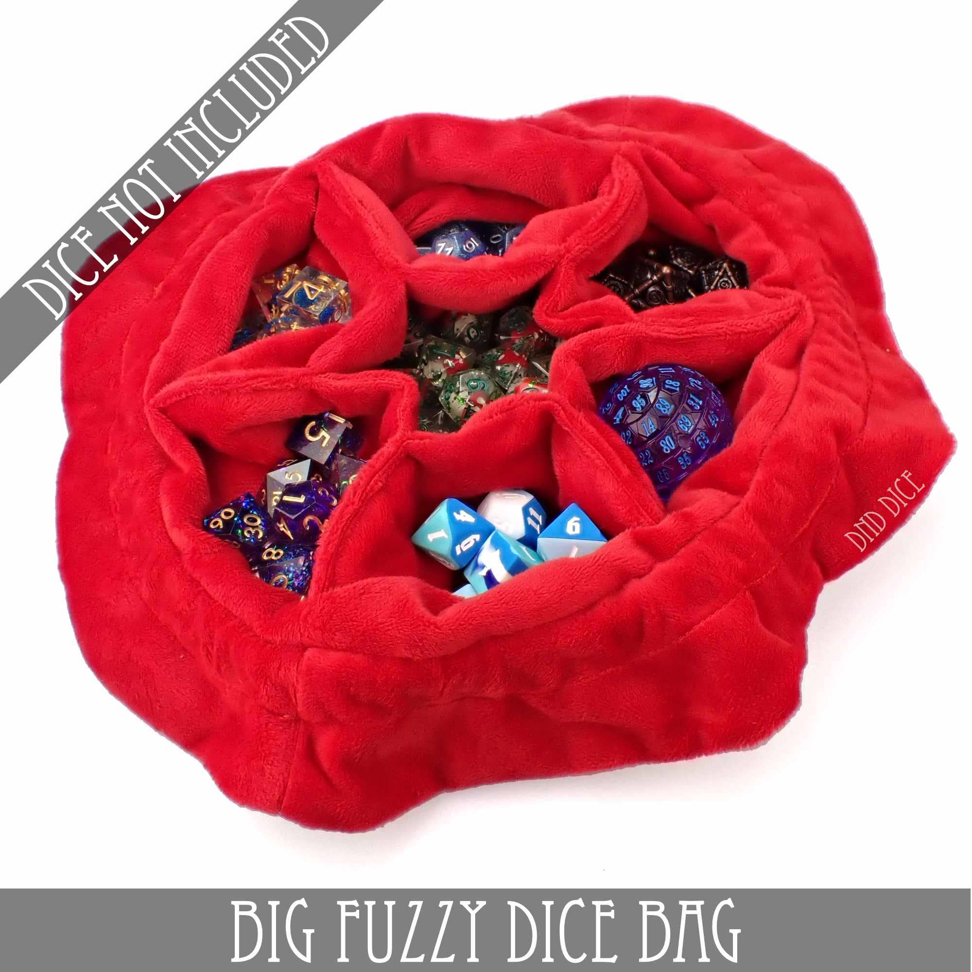 DNDDICE.COM - Wholesale Dice - Big Fuzzy Dice Bag - 6 Colors10