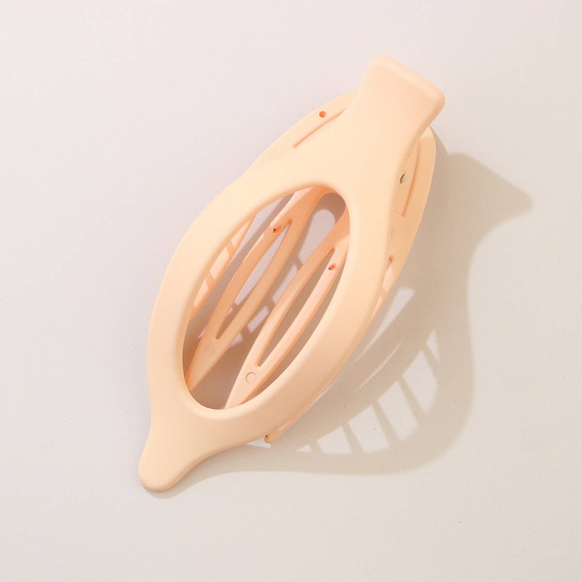 ACCITY - Wholesale Hair Clip - Women's - Glossy Matte Oval Hair Clip-Large Duckbill Style_CWAHA0747936