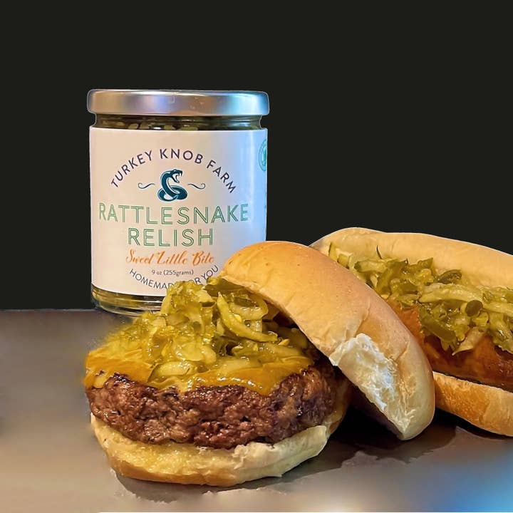Relish aux crotales (Sweet Little Bite) pour la vente par Turkey Knob Farm