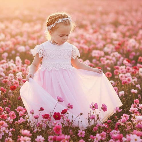 Sienna-kjolen - Bubblegum Pink for engroshandel hos Nicolette's Couture