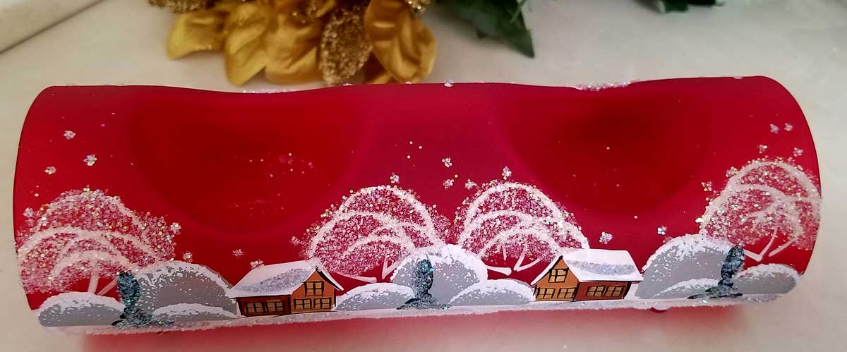 Glass by Iness - Wholesale Candle Holder - Dual Candle Holder - Centerpiece Style26