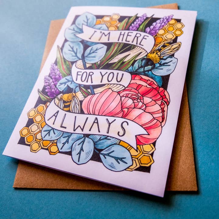 Mattea - Wholesale Love Card - I Am Here For You Always Card2