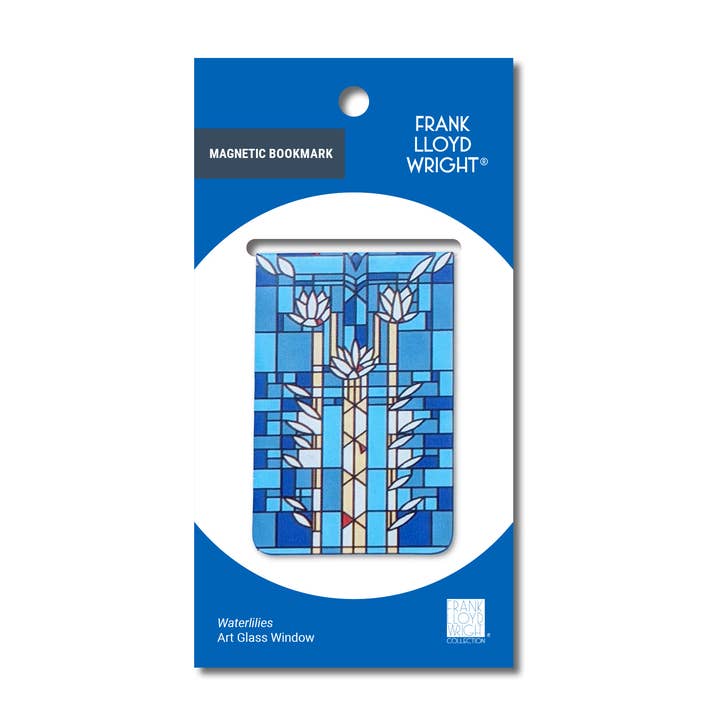 Marque-page magnétique - Frank Lloyd Wright - Nénuphars pour la vente par Today is Art Day