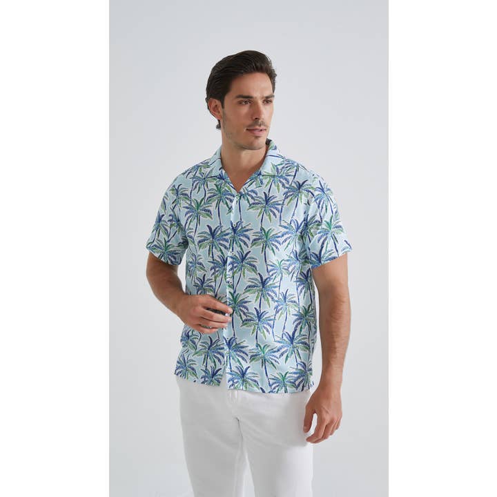 Chemisette à motifs en coupe droite pour la vente par Yves Enzo