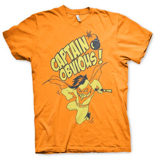 Hybris Production AB - Vendita all'ingrosso Maglietta serigrafata - Unisex - Capitan Ovvio! Maglietta1