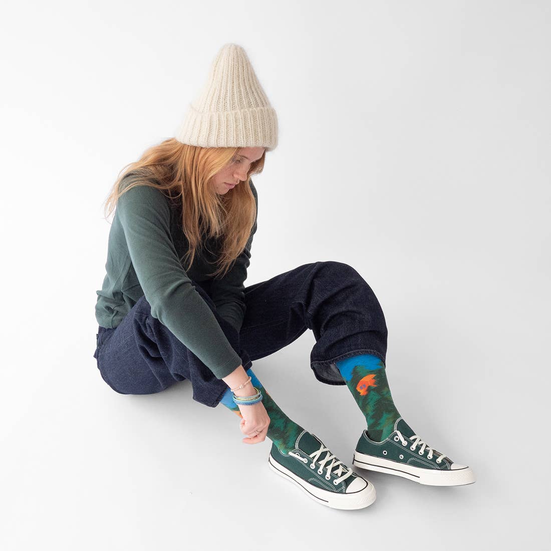 Bonne Maison - Wholesale Socks - Unisex - Forest House Sock4