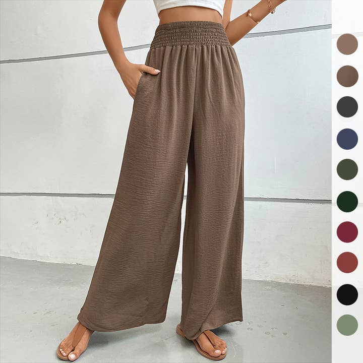Effortless High-Waist Wide-Leg Pants for wholesale by onatorobi