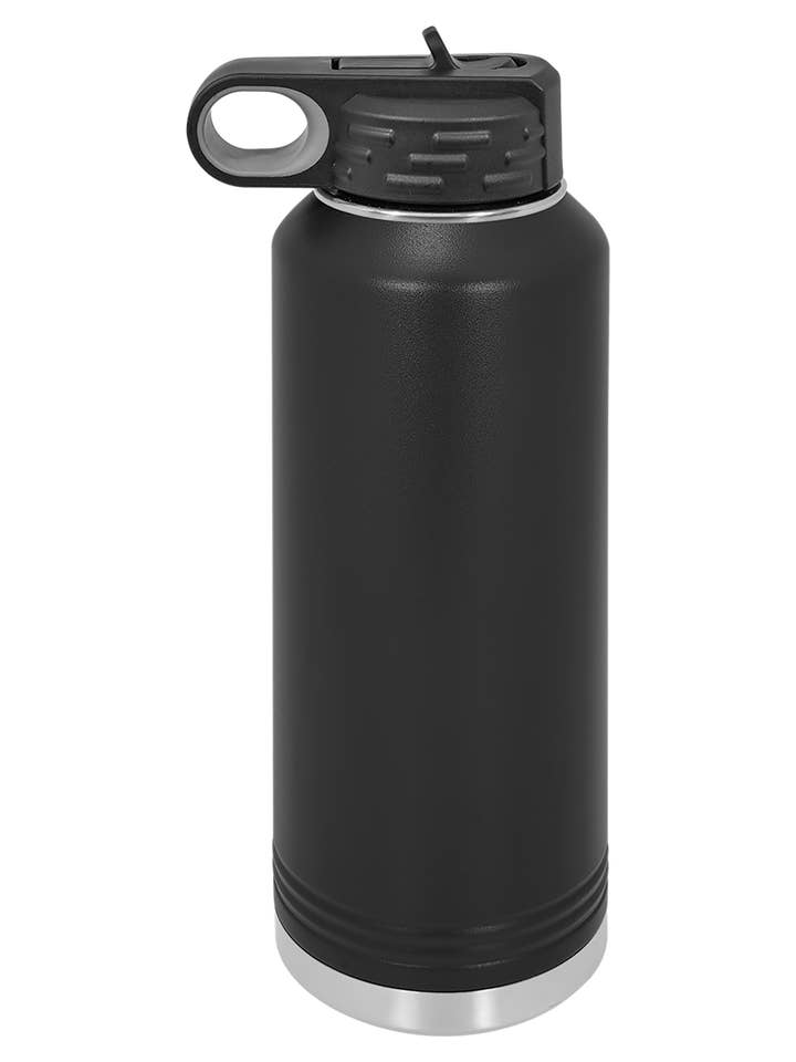 Bouteille d'eau à imprimé palmier de 40 oz - Gravure à 360 degrés ! LIVRAISON GRATUITE pour la vente par Wrinkle Dogs