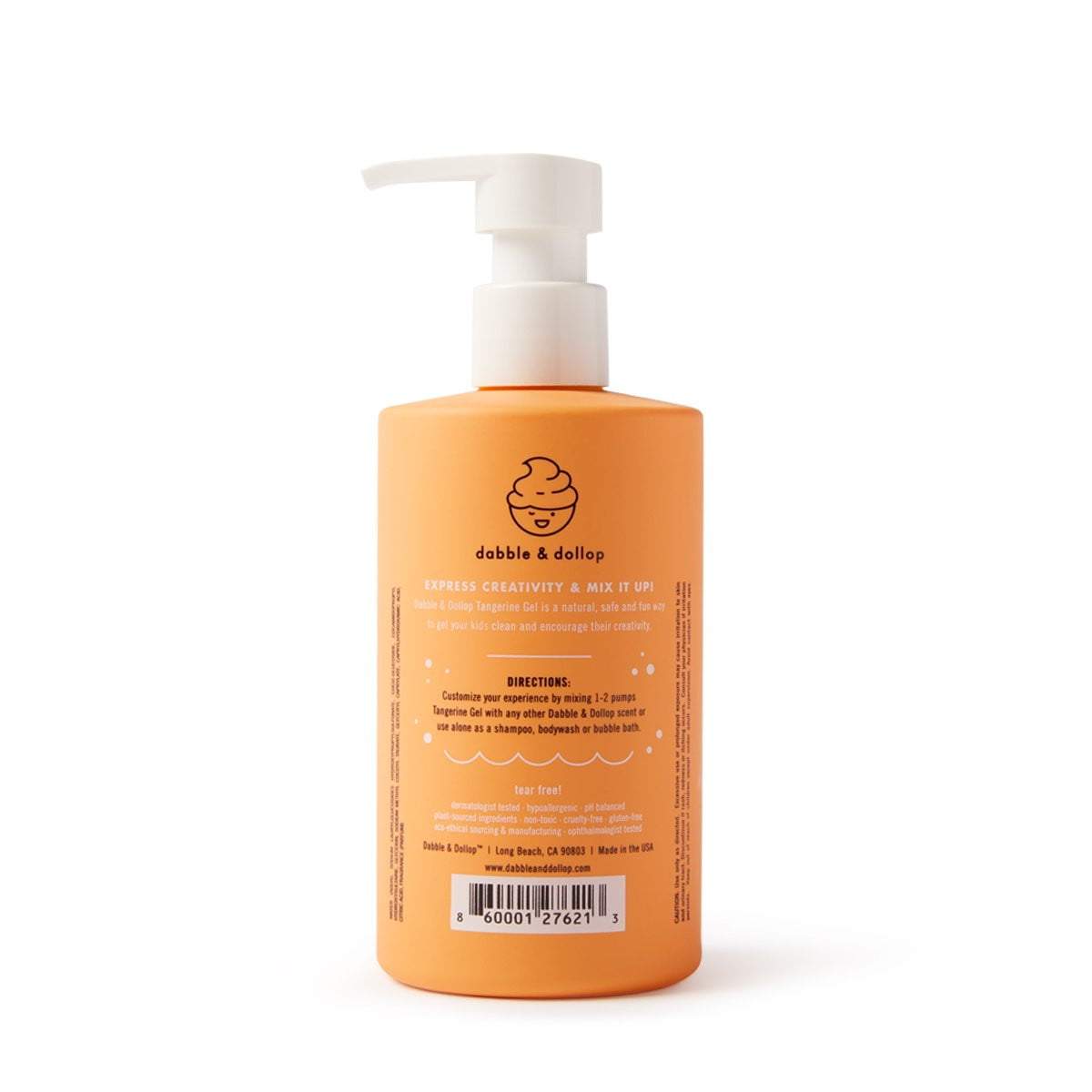 Dabble & Dollop® - Wholesale 2-in-1 Shampoo & Body Wash - Baby - Tear-Free Shampoo, Body Wash, & Bubbles - Tangerine1