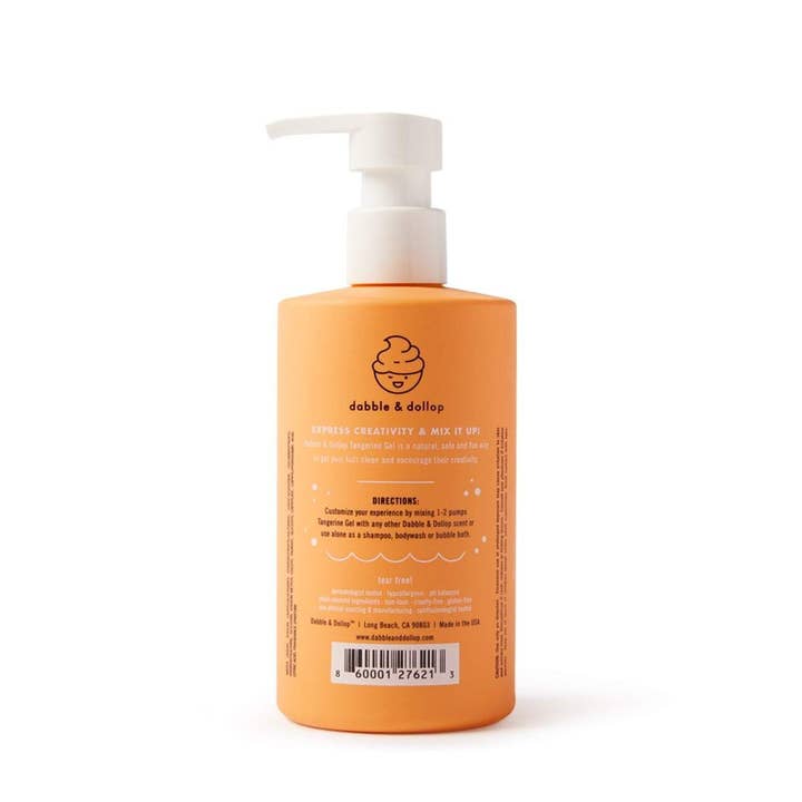 Dabble & Dollop® - Wholesale 2-in-1 Shampoo & Body Wash - Baby - Tear-Free Shampoo, Body Wash, & Bubbles - Tangerine1