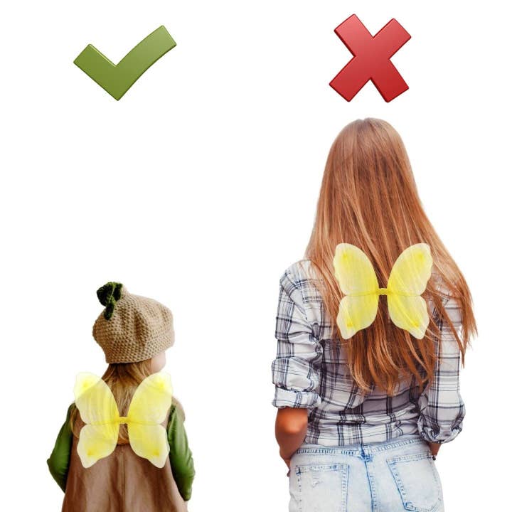 Topkids Accessories – wholesale Utklädningsdräkter – Barn – Ängelvingar Fairy Butterfly Pixie Tinkerbell Maskeraddräkt Flickor Klä upp Kostym Baby Småbarn Barn Barn Små Små Mini-Leksaker Fairywings Set Glitter27