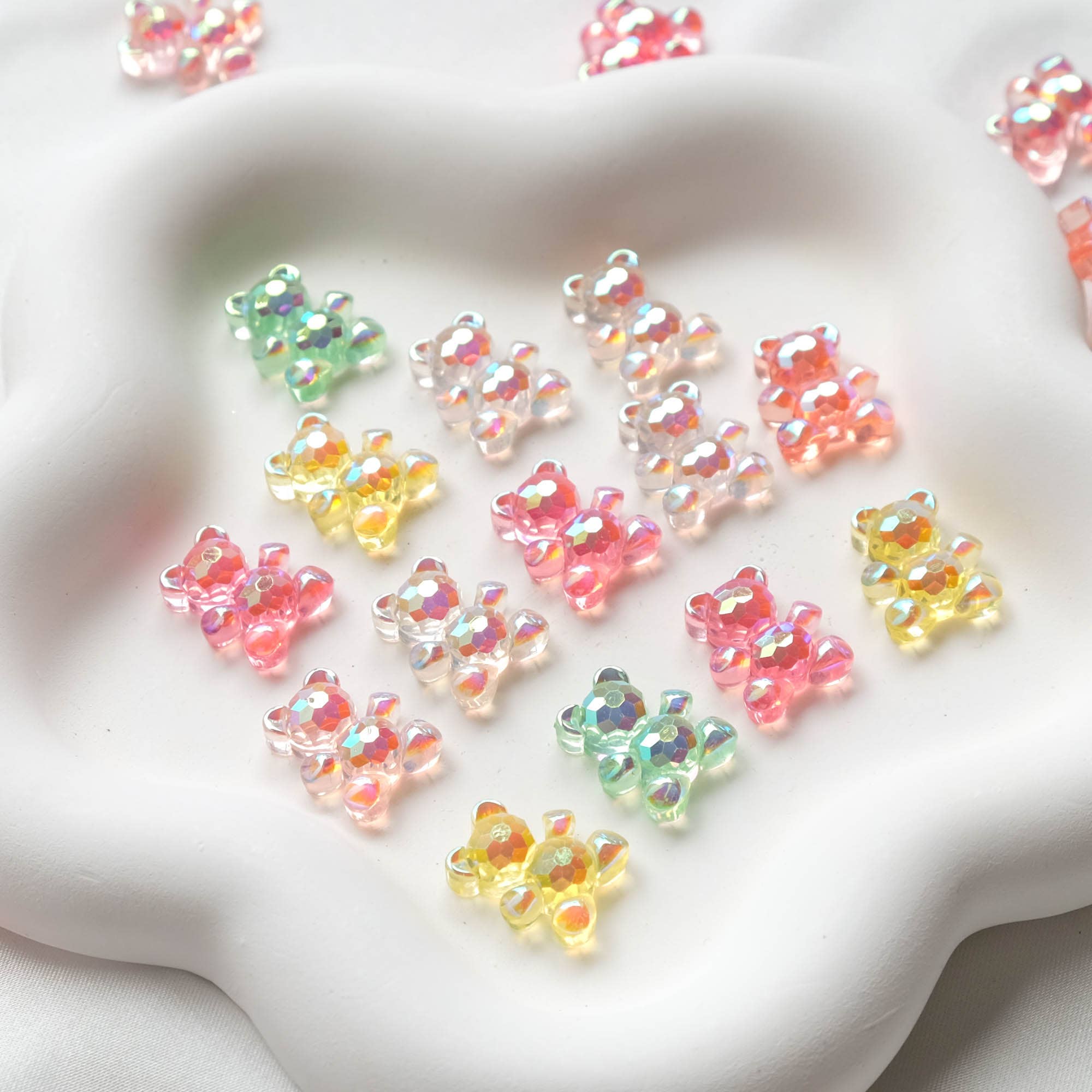 Moon Bunny - Vente Matériels de bricolage - Ours holographique à multiples facettes (4 pièces)0