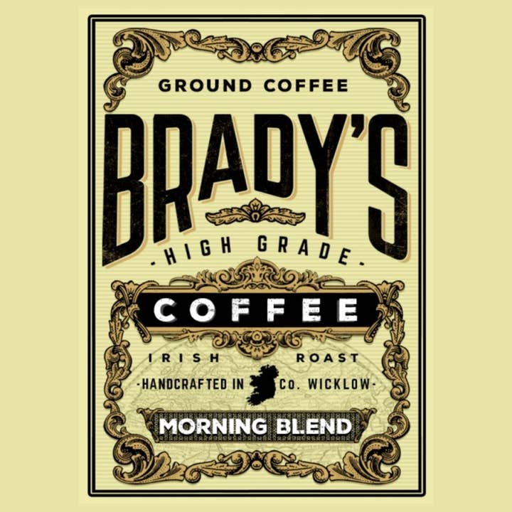 Brady's Coffee Company - Wholesale Ground Coffee - Brady's Blend Morning Coffee Tin