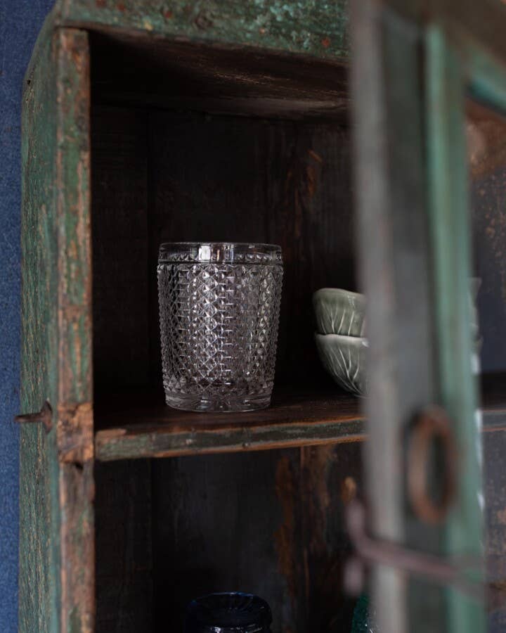 VAN VERRE - Wholesale Drinking Glass/Cup - DIAMOND WATER GLASS NEW, CLEAR3