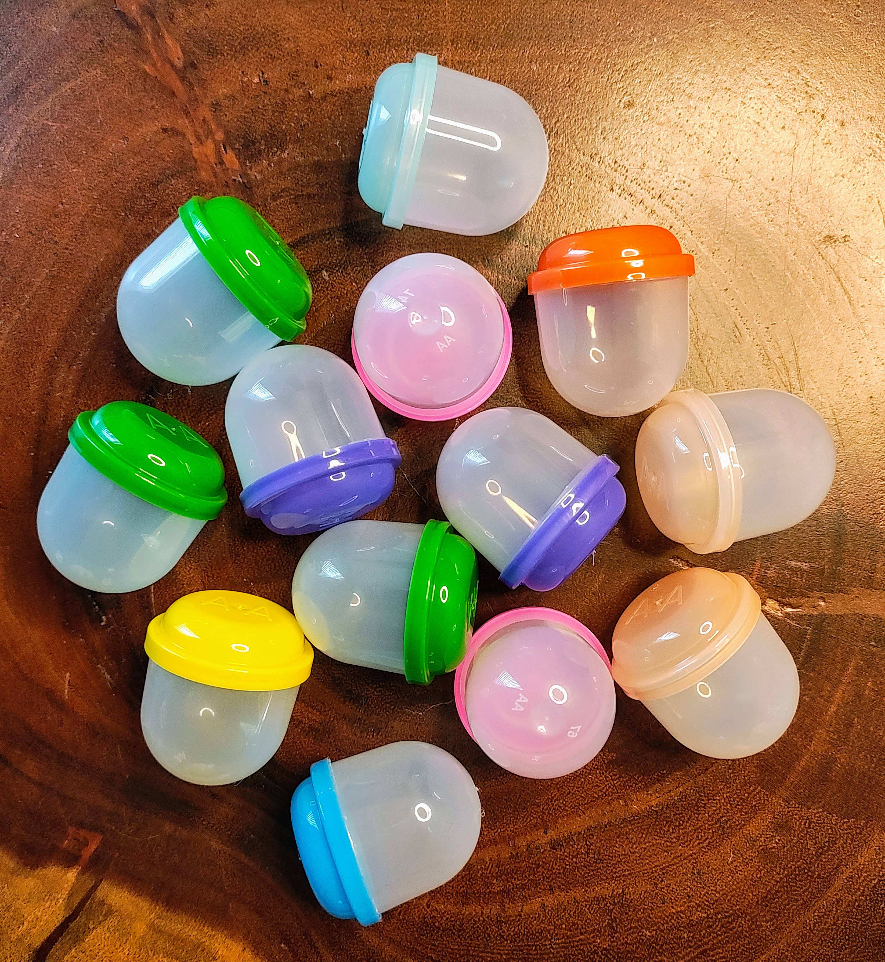 SquigglyDoo Arts - Wholesale Party Favor - 200 Empty Vending Machine Capsules 1.1 inch Acorn Colored1