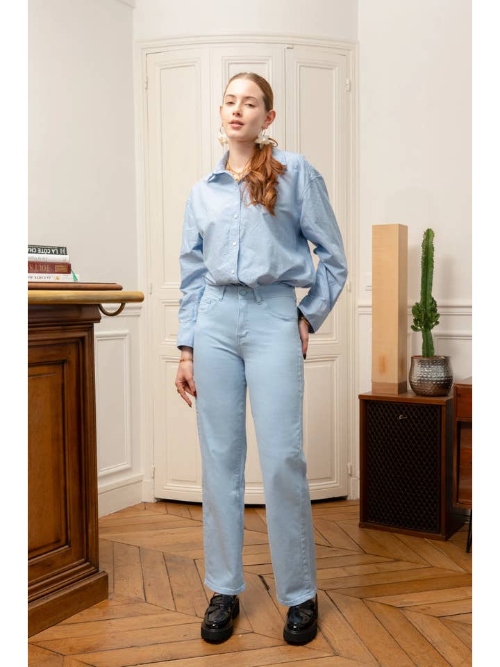 Vivid - Vendita all'ingrosso Jeans - Donna - Jean a gamba larga colore28