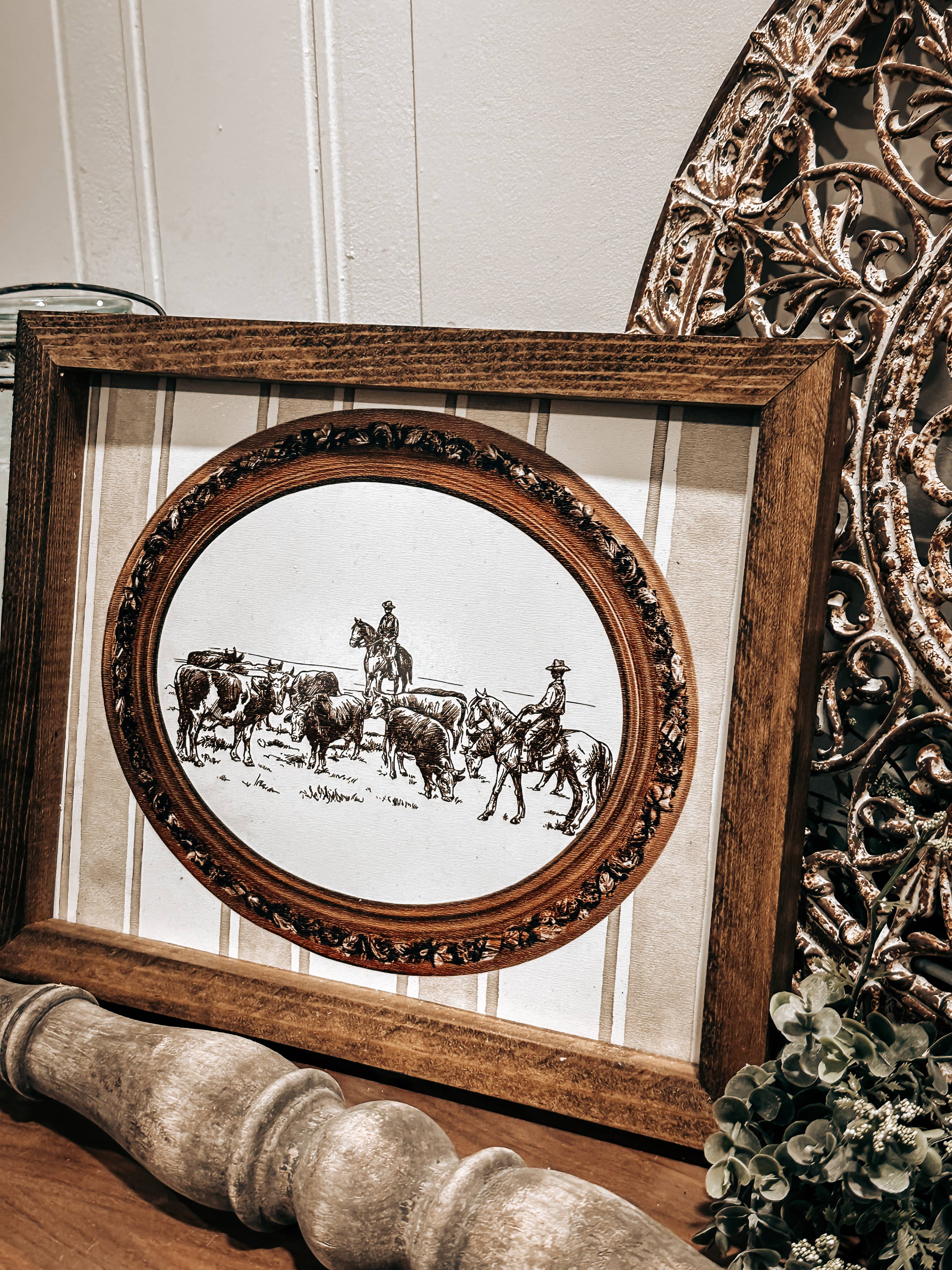 The Broken Board - Wholesale Art Print - Cattle Drive3