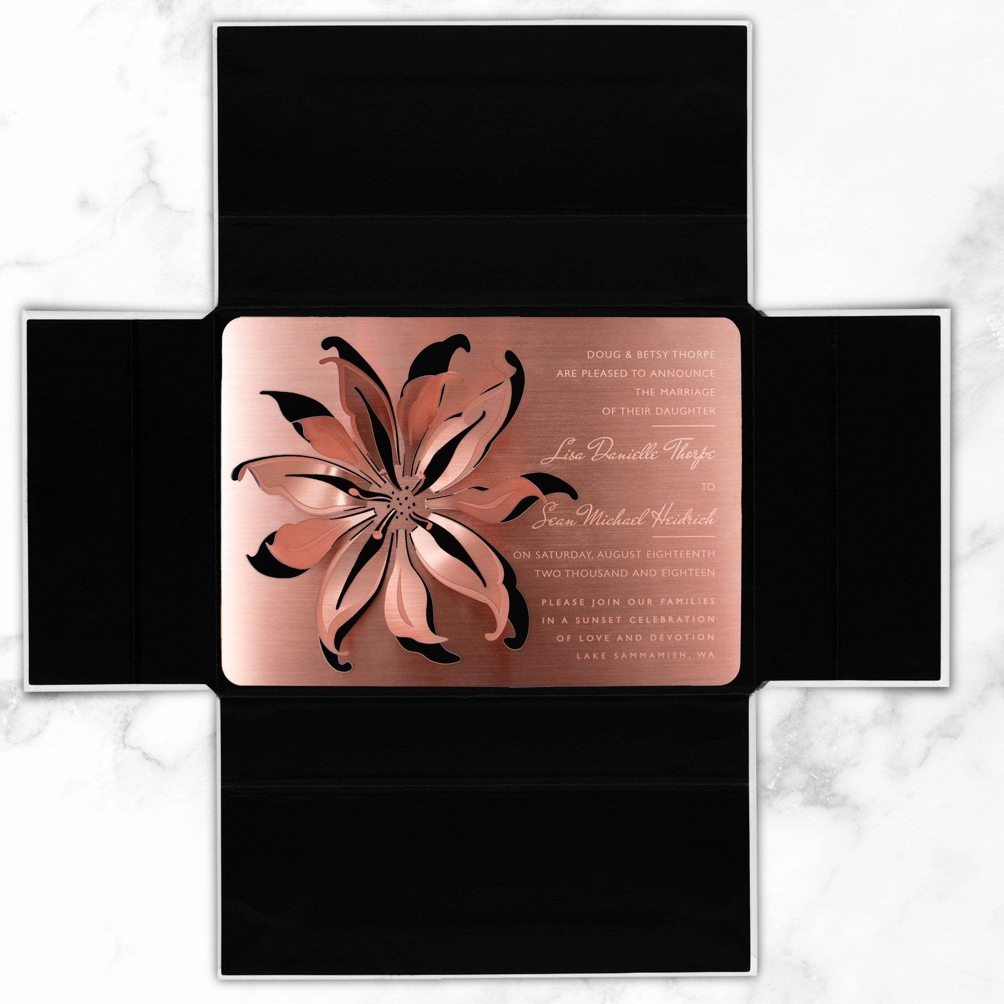 Inspired Indigo - Wholesale Gift Box - White Magnetic Gift Box for Invitations, Cards, and Jewelry2