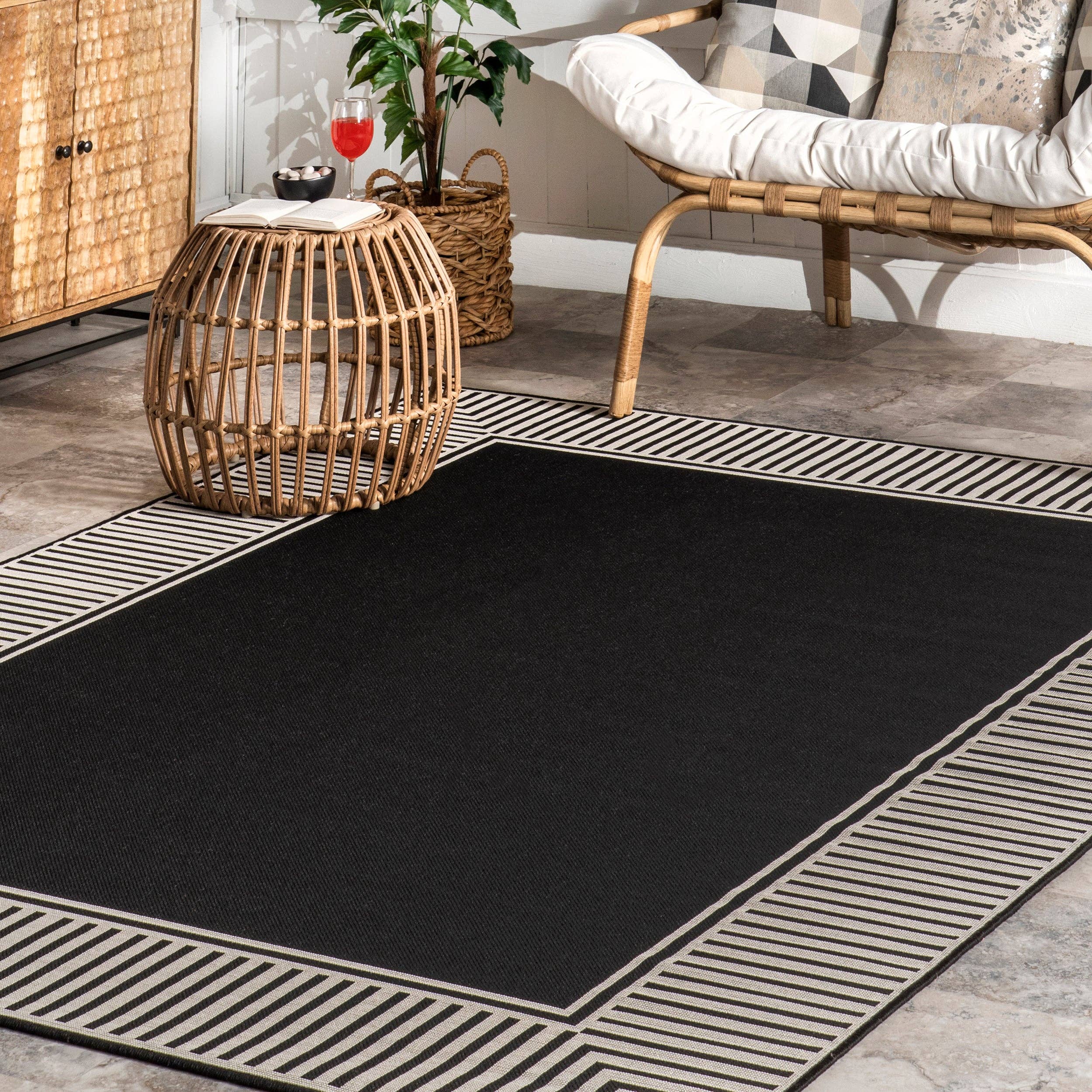 nuLOOM - Wholesale Area Rug - Nuloom Asha Simple Striped Indoor/Outdoor Area Rug76