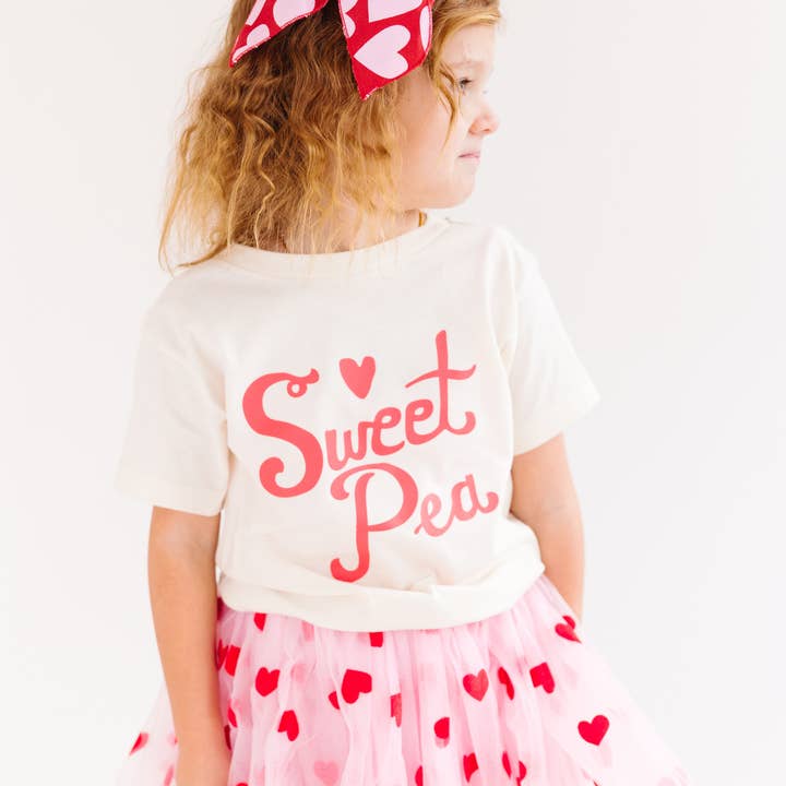 Sweet Pea Girls Valentine's Day Shirt for wholesale by Benny & Ray Apparel