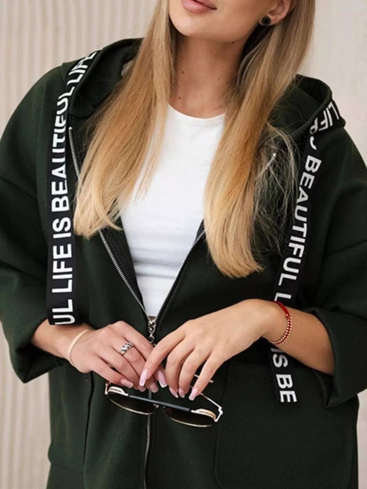 React Activewear – wholesale Hoodie – Women's – Full Size Hooded Zip-Up Longline Outerwear Plus Size16