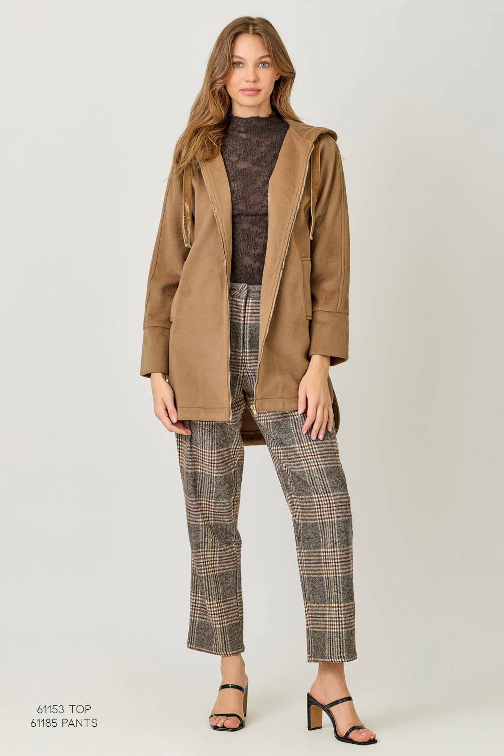 Mystree - Wholesale Jas - Dames - 61129 Hoodie met Ritsjas14