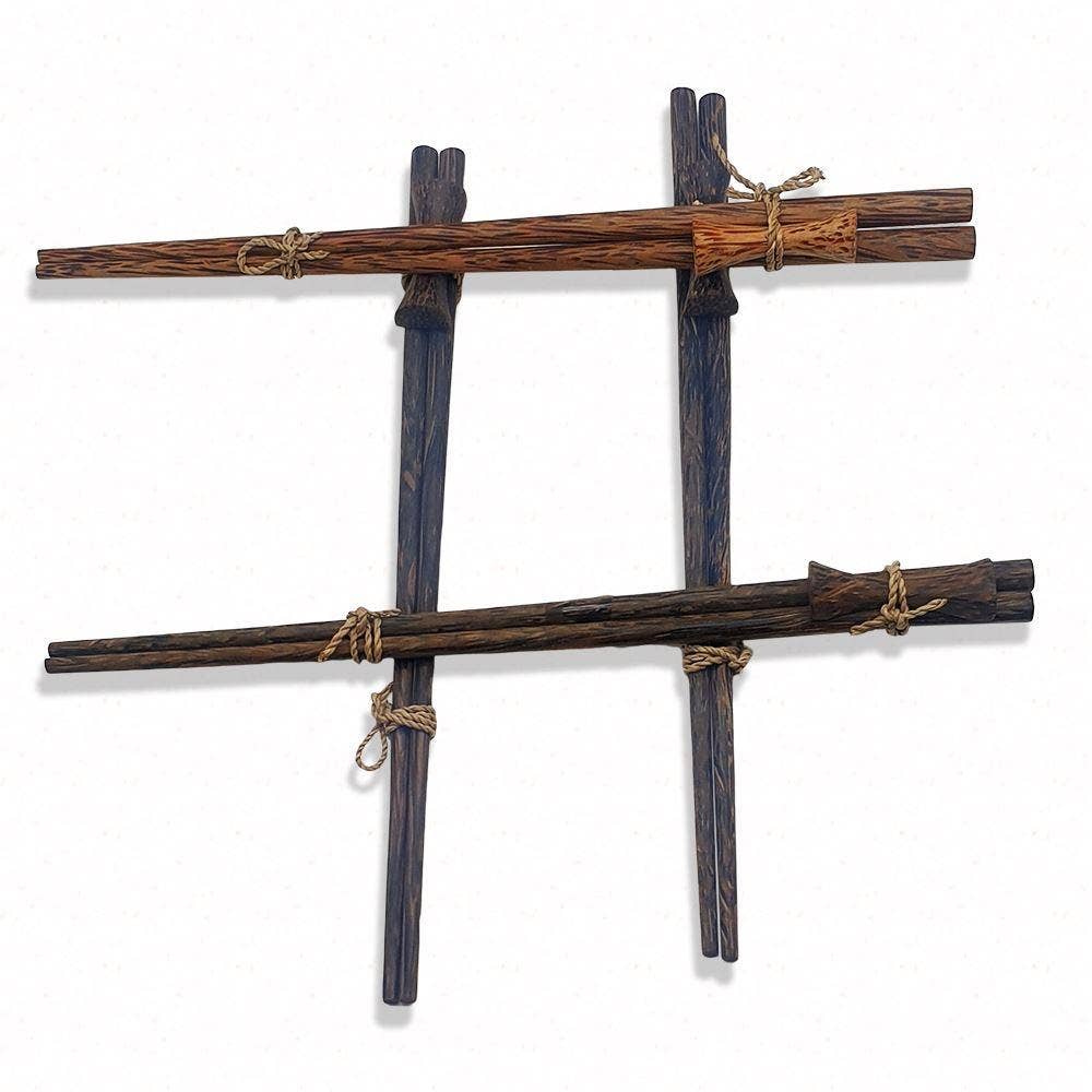 VIE - Wholesale Chopsticks - Sono Wood Chopsticks with Stand, 4 Pairs1