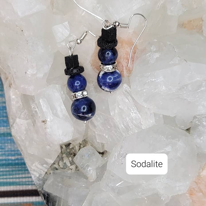 Crystal Snowman Earrings for wholesale by Heart of The Phoenix