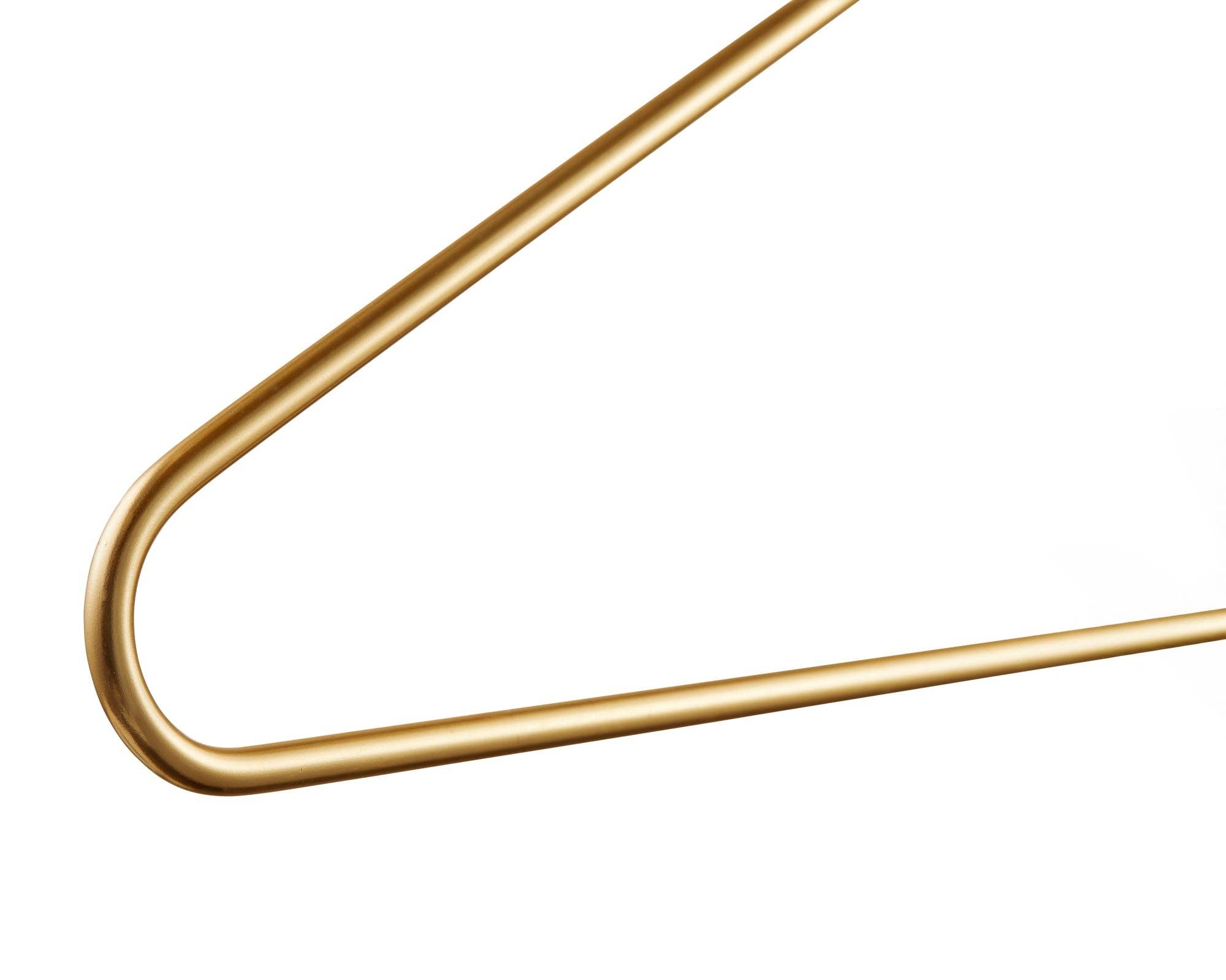 DEILSY - Vente Cintres - Cintres en aluminium doré (5 pièces par pochette en papier)6