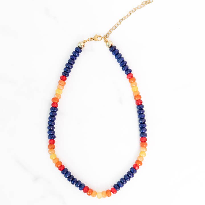 Collar de piedras preciosas Stros Cooperstown para venta al por mayor de Golden Thread