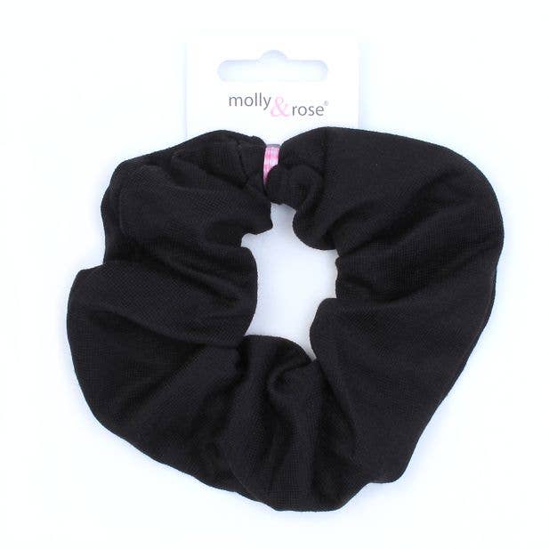 Inca UK – wholesale Scrunchie - Women’s – Regular - Black Jersey Scrunchie. Dia.11cm1