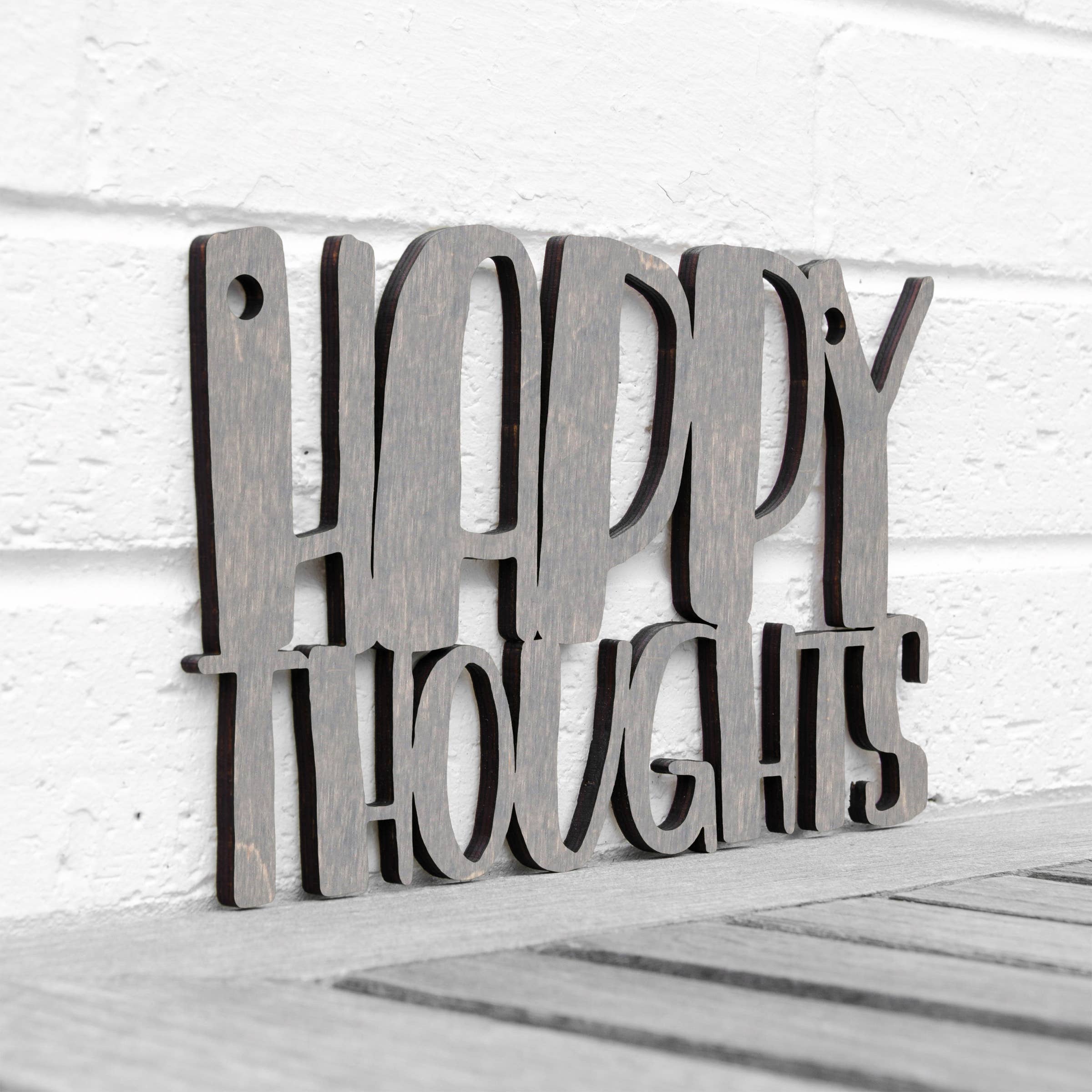 Spunky Fluff - Wholesale Wall Sign - Happy Thoughts17