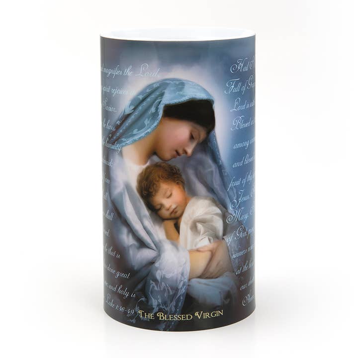 Collection des Saints IH et Bougie de Prière de la Sainte Vierge pour la vente par The Saints Collection