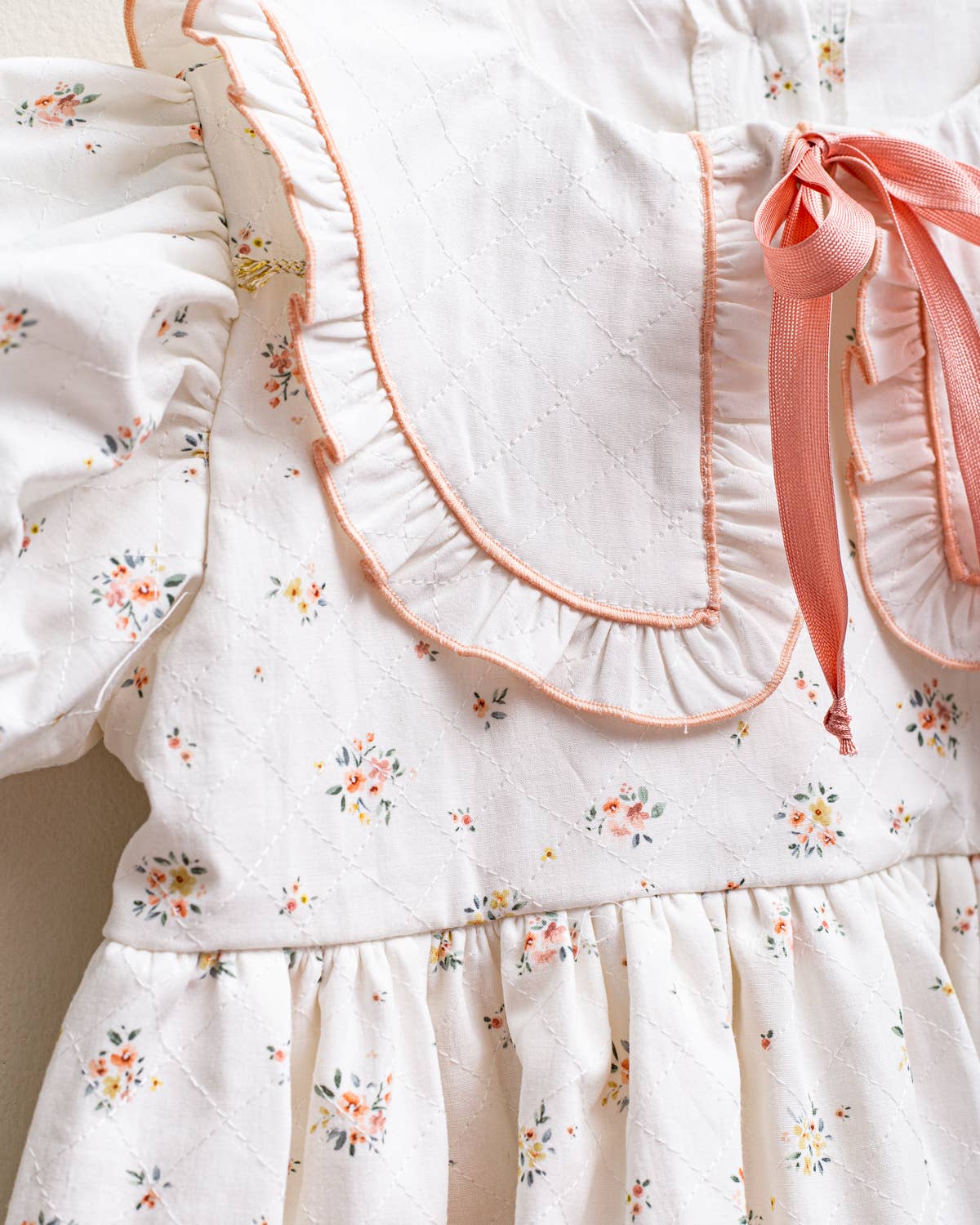 White Flowers Bella Dress Flower Print for wholesale on Faire2