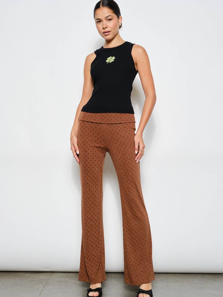 DAYA POLKADOT LOUNGE PANTS for wholesale by Pretty Garbage