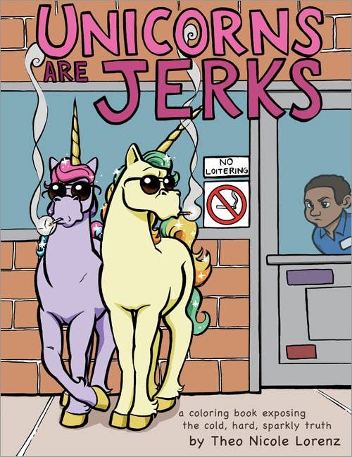 Sourcebooks - Wholesale Coloring & Activity Book - Adult - Unicorns Are Jerks0