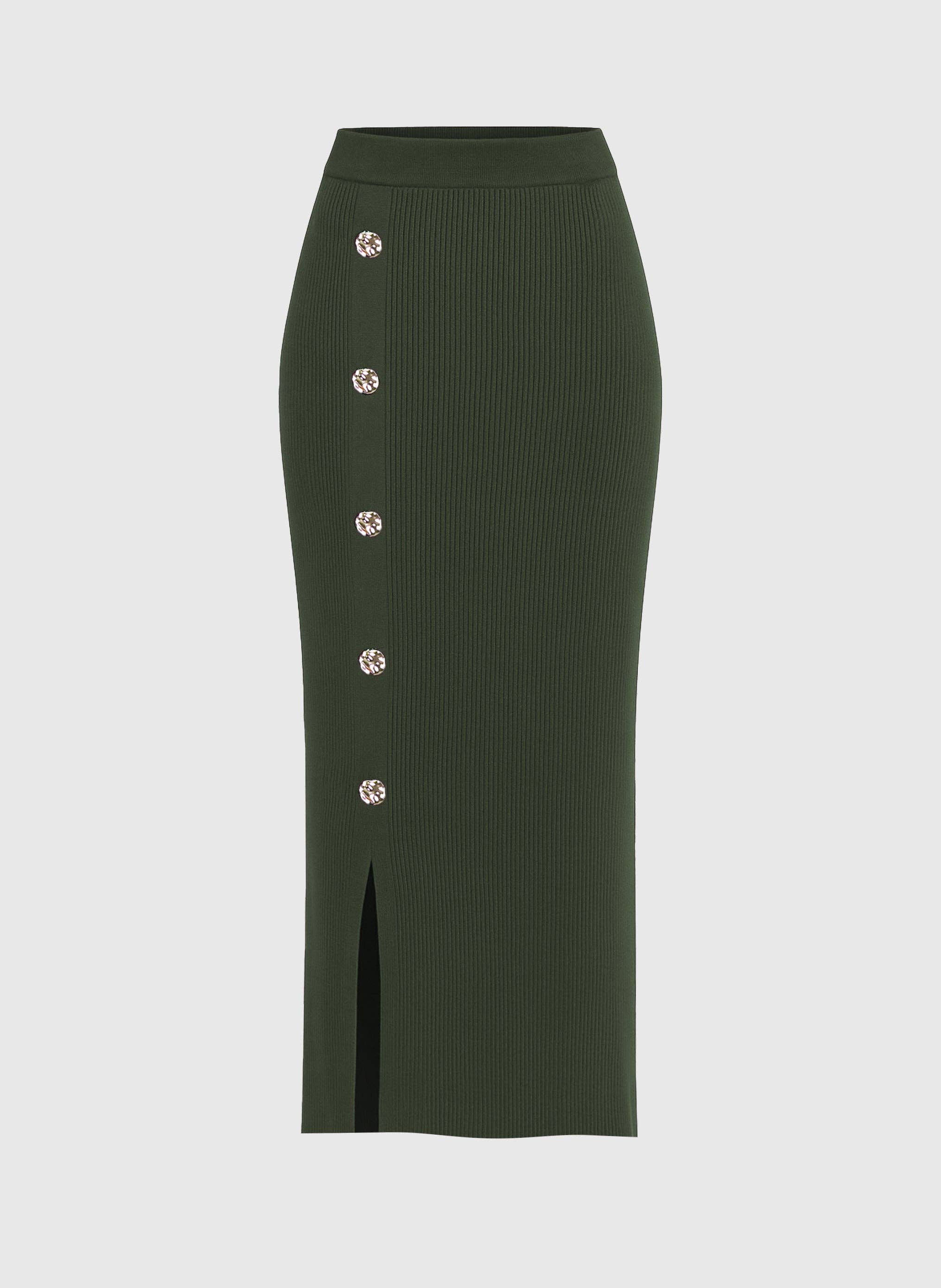 An'ge - Wholesale Skirt - Women's - NINI LONG SKIRT khaki5