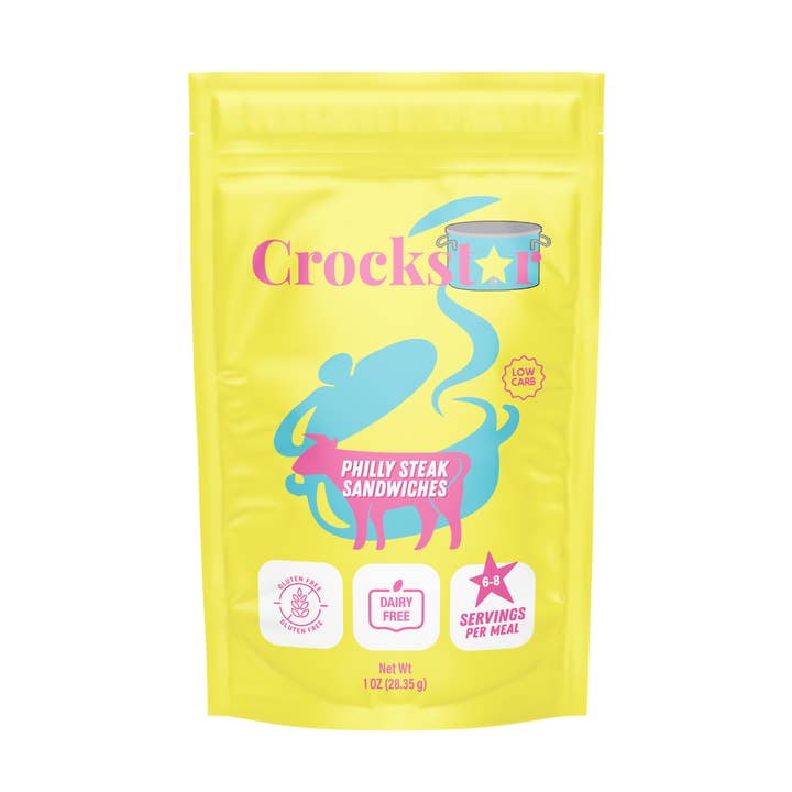 Philly Cheesesteak Sandwiches for wholesale by Crockstar Dinner Club