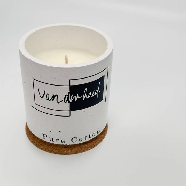 Van der hoed - Wholesale Jar/Filled Candle - Pure Cotton - scented candle, 100% handmade