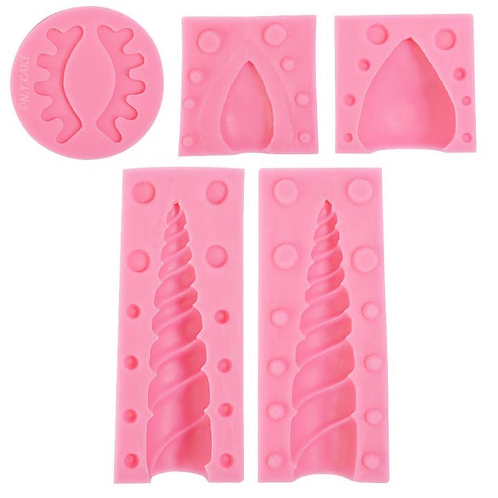 NY Cake - Wholesale Craft Tool - 3D Unicorn Horn, Ear & Eye Mold